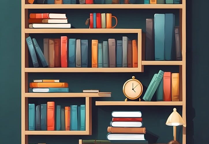 books, reading, bookshelf